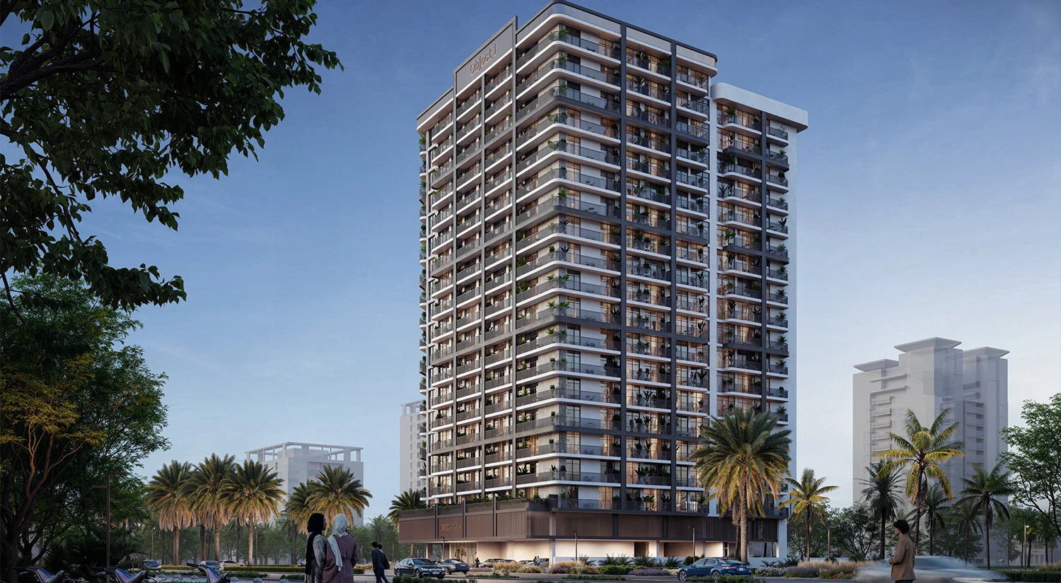 Elevated urban living modern design, greenery, comfort, and everyday